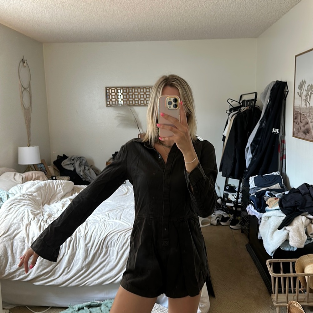 Billabong dark grey romper